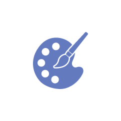 Paintbrush and palette