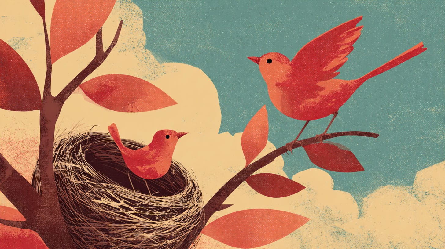 Vered Blog Images How to Talk to Your Spouse or Partner About Their Drinking A concerned couple sitting together at a kitchen table in a warmly lit home during early evening Modern editorial illustration of two partners sitting across from each other with conversation represented Enabling vs. Supporting: What's the Difference and Why It Matters A bird leaving the nest while another bird watches nearby from a branch
